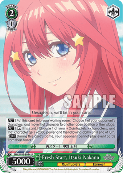 Fresh Start, Itsuki Nakano (5HY/W83-E044) — The Quintessential Quintuplets