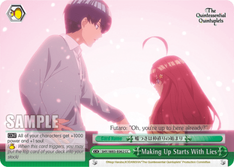Making Up Starts With Lies (5HY/W83-E062) — The Quintessential Quintuplets