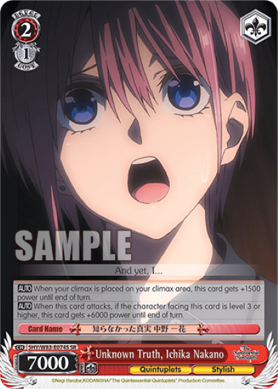 Unknown Truth, Ichika Nakano (Holo) (5HY/W83-E074S) — The Quintessential Quintuplets