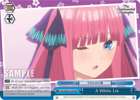 A White Lie (5HY/W83-E132R) — The Quintessential Quintuplets