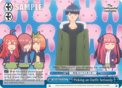 Picking an Outfit Seriously (5HY/W83-E135) — The Quintessential Quintuplets