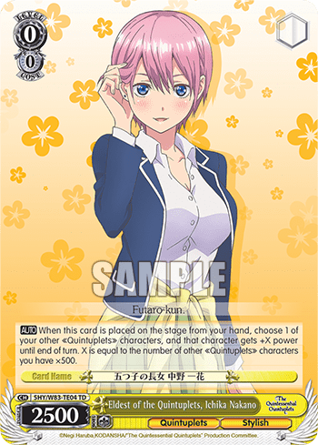 Eldest of the Quintuplets, Ichika Nakano (5HY/W83-TE04) — The Quintessential Quintuplets