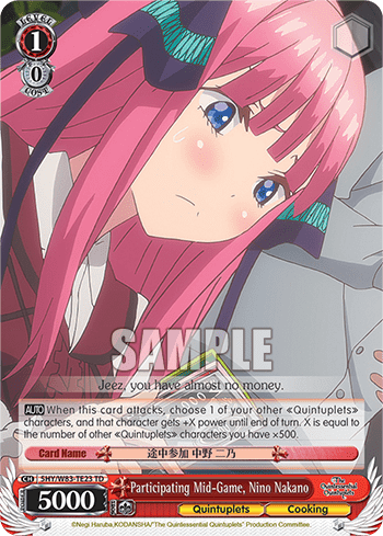 Participating Mid-Game, Nino Nakano (5HY/W83-TE23) — The Quintessential Quintuplets