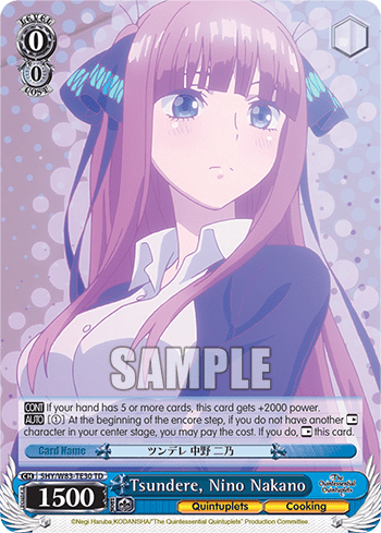 Tsundere, Nino Nakano (5HY/W83-TE30) — The Quintessential Quintuplets