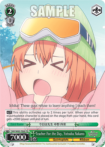 Teacher For the Day, Yotsuba Nakano (5HY/W83-TE69) — The Quintessential Quintuplets
