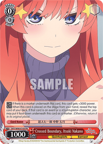 Crossed Boundary, Itsuki Nakano (5HY/W90-E105) — The Quintessential Quintuplets 2