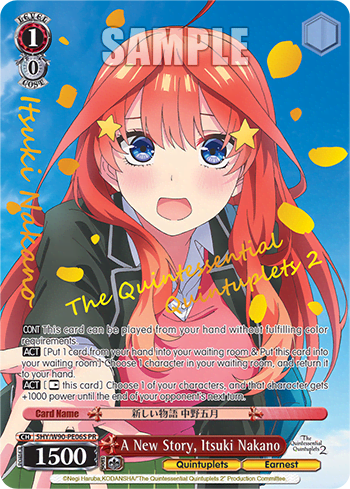 A New Story, Itsuki Nakano (Holo) (5HY/W90-PE06S) — The Quintessential Quintuplets 2