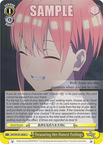 Treasuring Her Honest Feelings (5HY/W101-E020) — The Quintessential Quintuplets Movie