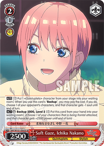 Soft Gaze, Ichika Nakano (Holo) (5HY/W101-E063S) — The Quintessential Quintuplets Movie