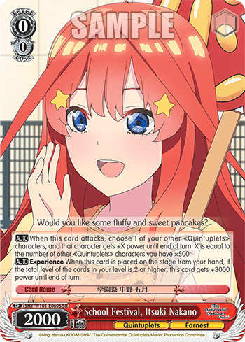 School Festival, Itsuki Nakano (Holo) (5HY/W101-E069S) — The Quintessential Quintuplets Movie