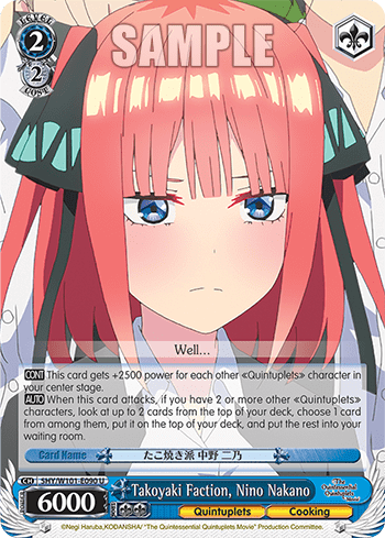 Takoyaki Faction, Nino Nakano (5HY/W101-E090) — The Quintessential Quintuplets Movie