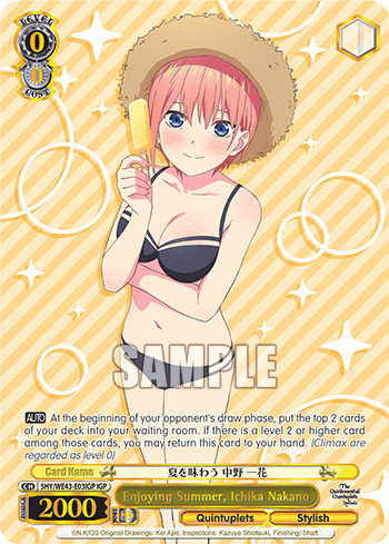 Enjoying Summer, Ichika Nakano (5HY/WE43-E03IGP) — [EX] The Quintessential Quintuplets Specials