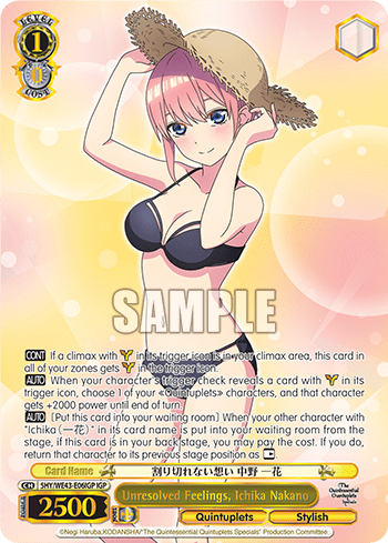 Unresolved Feelings, Ichika Nakano (5HY/WE43-E06IGP) — [EX] The Quintessential Quintuplets Specials