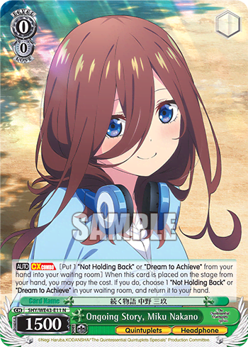 Ongoing Story, Miku Nakano (5HY/WE43-E11) — [EX] The Quintessential Quintuplets Specials