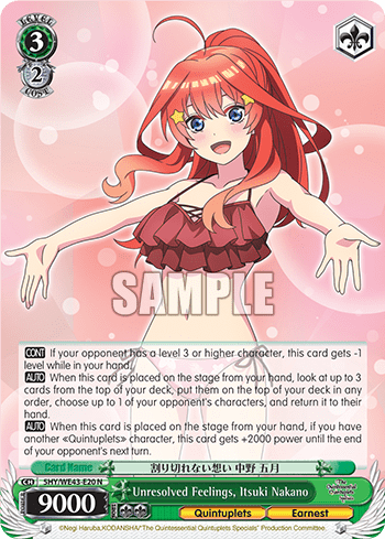 Unresolved Feelings, Itsuki Nakano (5HY/WE43-E20) — [EX] The Quintessential Quintuplets Specials