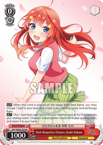 Their Respective Futures, Itsuki Nakano (5HY/WE43-E24) — [EX] The Quintessential Quintuplets Specials