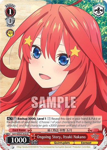 Ongoing Story, Itsuki Nakano (5HY/WE43-E30) — [EX] The Quintessential Quintuplets Specials