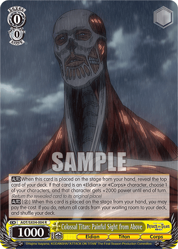 Colossal Titan: Painful Sight from Above (AOT/SX04-004) — Attack On Titan: Final Season