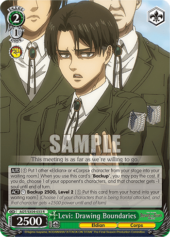 Levi: Drawing Boundaries (AOT/SX04-033) — Attack On Titan: Final Season