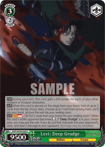 Levi: Deep Grudge (AOT/SX04-034) — Attack On Titan: Final Season