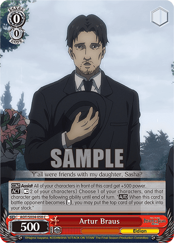 Artur Braus (AOT/SX04-058) — Attack On Titan: Final Season