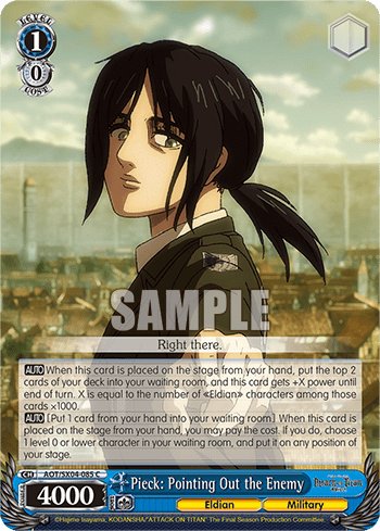 Pieck: Pointing Out the Enemy (AOT/SX04-085) — Attack On Titan: Final Season