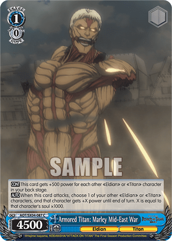 Armored Titan: Marley Mid-East War (AOT/SX04-087) — Attack On Titan: Final Season