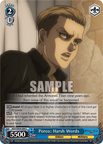 Porco: Harsh Words (AOT/SX04-090) — Attack On Titan: Final Season