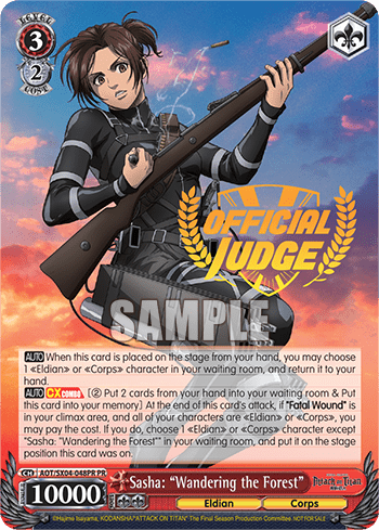Sasha: "Wandering the Forest" (AOT/SX04-048PR) — Attack On Titan: Final Season