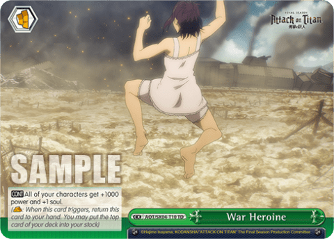 War Heroine (AOT/SX04-T10) — [TD] Attack On Titan: Final Season