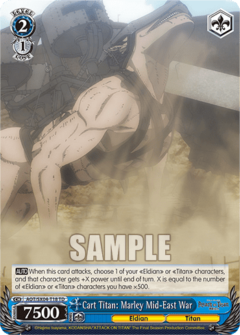 Cart Titan: Marley Mid-East War (AOT/SX04-T18) — [TD] Attack On Titan: Final Season