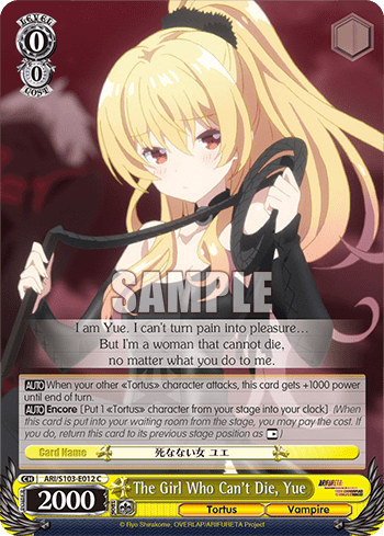 The Girl Who Can't Die, Yue (ARI/S103-E012) — Arifureta: From Commonplace to World’s Strongest