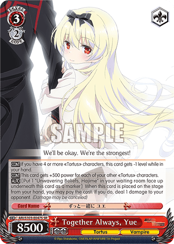 Together Always, Yue (Holo) (ARI/S103-E047S) — Arifureta: From Commonplace to World’s Strongest