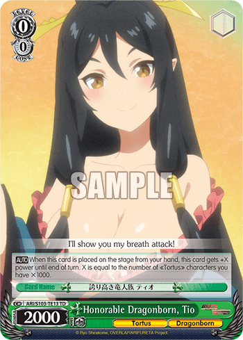 Honorable Dragonborn, Tio (ARI/S103-TE13) — [TD] Arifureta: From Commonplace to World’s Strongest
