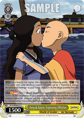 Aang & Katara: Expressing Affection (ATLA/WX04-011) — Avatar: The Last Airbender