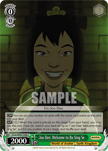 Joo Dee: Welcome to Ba Sing Se (ATLA/WX04-040b) — Avatar: The Last Airbender