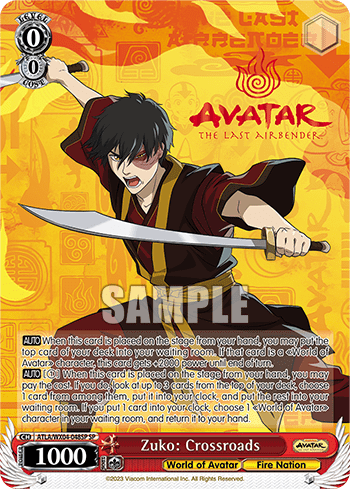 Zuko: Crossroads (ATLA/WX04-048SP) — Avatar: The Last Airbender