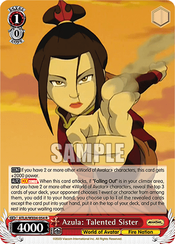 Azula: Talented Sister (ATLA/WX04-054) — Avatar: The Last Airbender