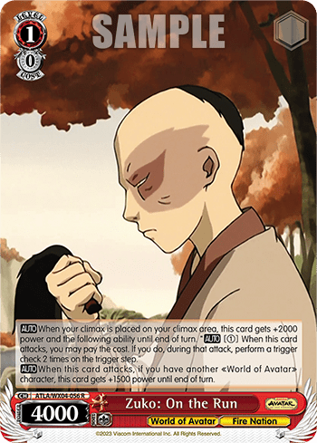 Zuko: On the Run (ATLA/WX04-056) — Avatar: The Last Airbender