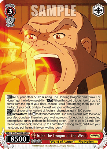 Iroh: The Dragon of the West (ATLA/WX04-058) — Avatar: The Last Airbender