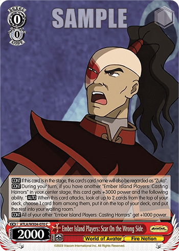 Ember Island Players: Scar On the Wrong Side (ATLA/WX04-070) — Avatar: The Last Airbender