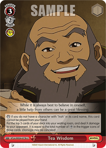 Tea Wisdom (ATLA/WX04-073b) — Avatar: The Last Airbender