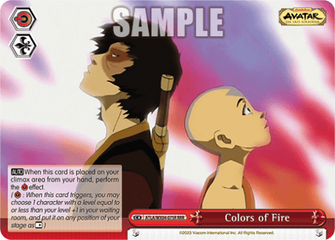 Colors of Fire (ATLA/WX04-075R) — Avatar: The Last Airbender