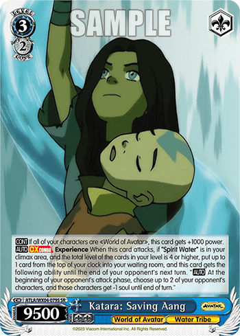 Katara: Saving Aang (Holo) (ATLA/WX04-079S) — Avatar: The Last Airbender