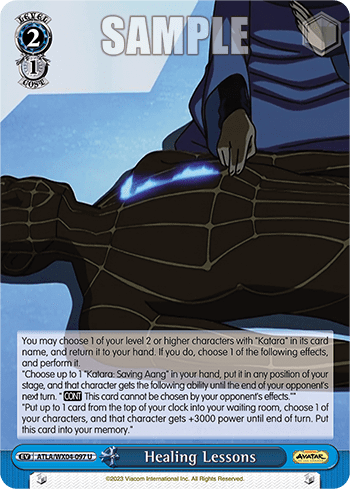 Healing Lessons (ATLA/WX04-097) — Avatar: The Last Airbender