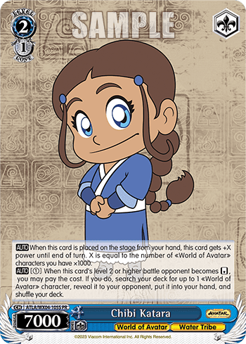 Chibi Katara (Holo) (ATLA/WX04-105S) — Avatar: The Last Airbender