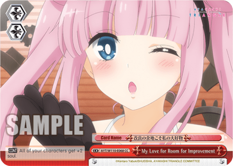 My Love for Room for Improvement (AYT/W110-E068) — Ayakashi Triangle