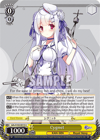 Cygnet (AZL/S102-E013) — Azur Lane