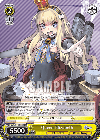 Queen Elizabeth (AZL/S102-E021) — Azur Lane