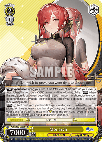 Monarch (Holo) (AZL/S102-E023S) — Azur Lane